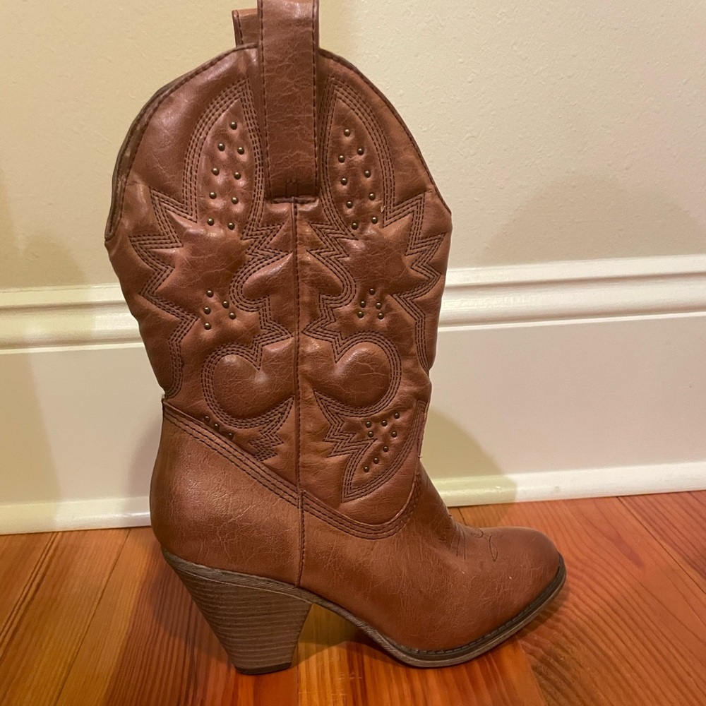 Womens Brown Cowboy Boots
